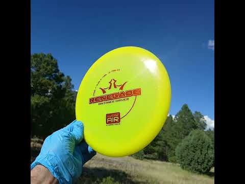 77014703.22 Lucid Air Renegade Yellow disc golf fairway driver from Dynamic Discs.