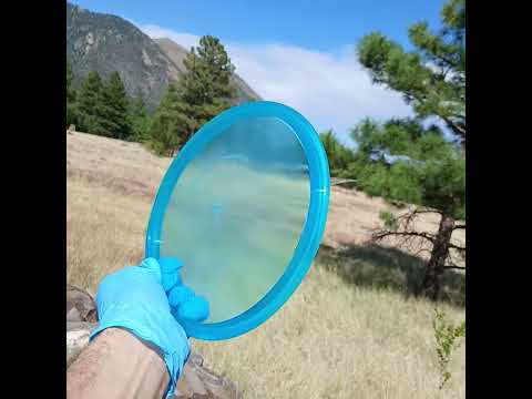 Latitude 64 Opto Ice Fuse blue blank disc golf midrange for custom dyed discs
