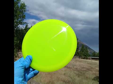 88028002.02 Opto River yellow bIank understable disc golf fairway driver from Latitude 64.