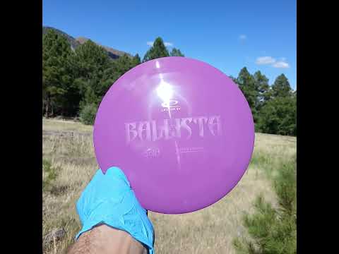 88024001.16 Gold Line Ballista purple wiped disc golf distance driver from Latitude 64. 
