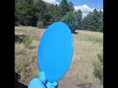88014501.03 Fuzion Raider blue blank  disc golf distance driver from Dynamic Discs. 