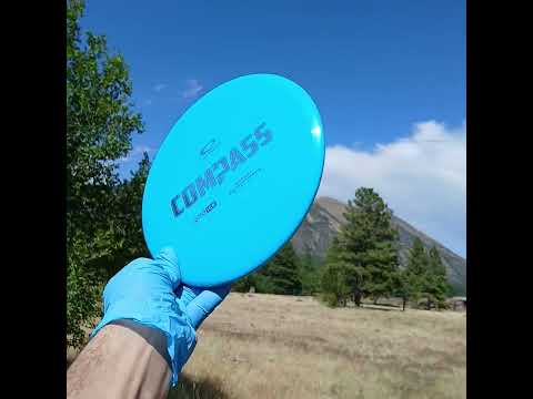 77020310.08 Gold Ice Compass aqua disc golf midrange from Dynamic Discs. 