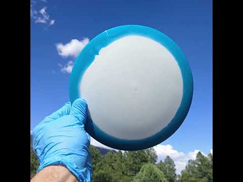 88014301.08 Fuzion Orbit Enforcer green blank overstable disc golf distance driver from Dynamic Discs.