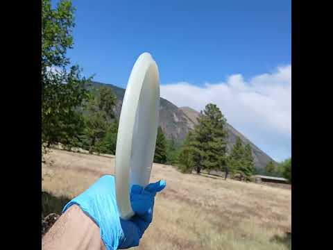 88020302.09 Opto Sparkle Compass white blank disc golf midrange from Latitude 64. 
