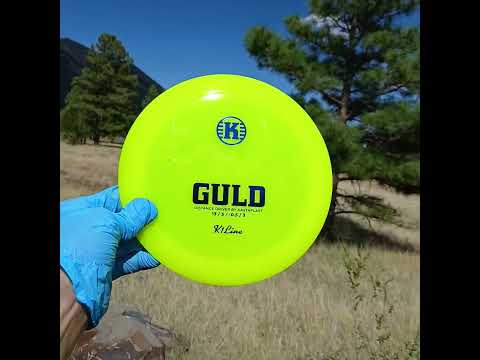 77054001.22 Kastaplast K1 Line Guld yellow disc golf distance driver. 