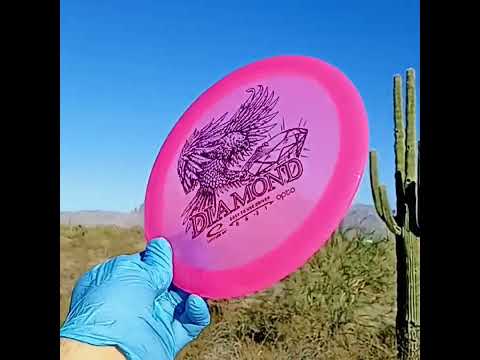 77027102 Opto Diamond Pink Factory Stamp understable disc golf fairway driver from Latitude 64.