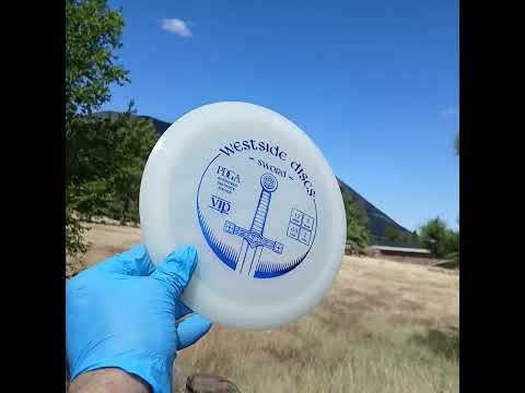 7703492.27 VIP Sword White disc golf distance driver from Westside Discs.