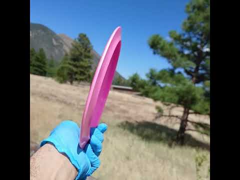 88014701.04 Fuzion Sergeant pink blank disc golf distance driver from Dynamic Discs. 