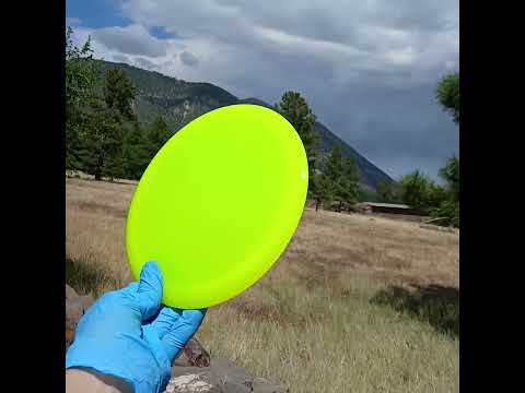 88028202.02 Opto Saint yellow blank understable disc golf fairway driver from Latitude 64. 