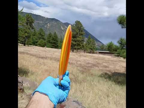 88037703.05 VIP Air Northman orange blank lightweight disc golf distance driver from Westside Discs. 