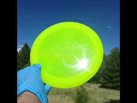 88017410.12 Lucid Trespass Special Edition yellow disc golf distance driver from Dynamic Discs.