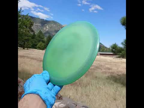 88017003.18 Lucid Air Breakout green wiped disc golf fairway driver from Dynamic Discs. Ghost stamp