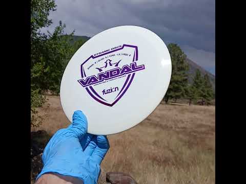 77017801.07 Fuzion Vandal White disc golf fairway driver from Dynamic Discs.