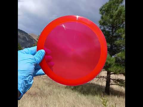 88027702.01 Opto Musket red blank disc golf fairway driver from Latitude 64. 