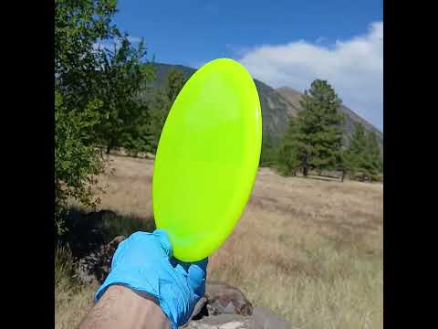 88020302.02 Opto Compass Sparkle yellow blank disc golf midrange from Latitude 64.