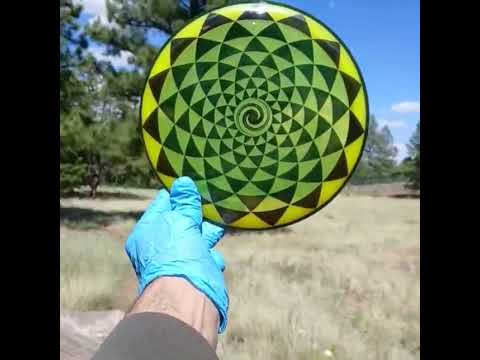 047502.30 Active Premium Genius Penny Flower Spiral 172g yellow disc golf fairway driver from Discmania