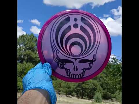 Dynamic Discs Lucid Marshal Grateful Dead Bassnectar Purple Disc Golf Putter - Custom Dyed Discs