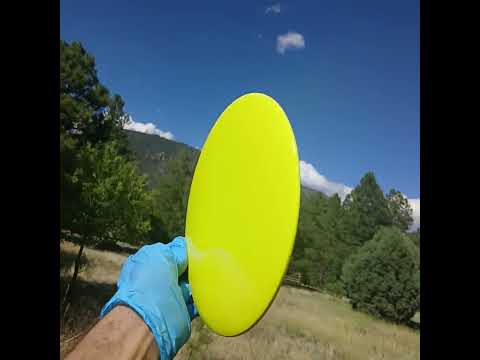 88014305.03 BioFuzion Enforcer yellow blank overstable disc golf distance driver from Dynamic Discs. 