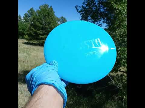 88024001.03 Gold Line Ballista blue wiped disc golf distance driver from Latitude 64. 