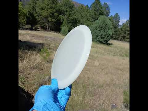 88025102.07 Opto Sapphire white blank disc golf distance driver from Latitude 64.